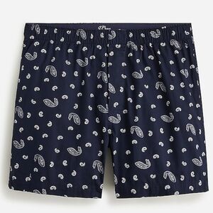 J crew printed boxers crown paisley print